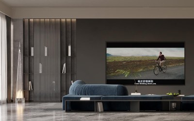 现代客厅3D模型下载